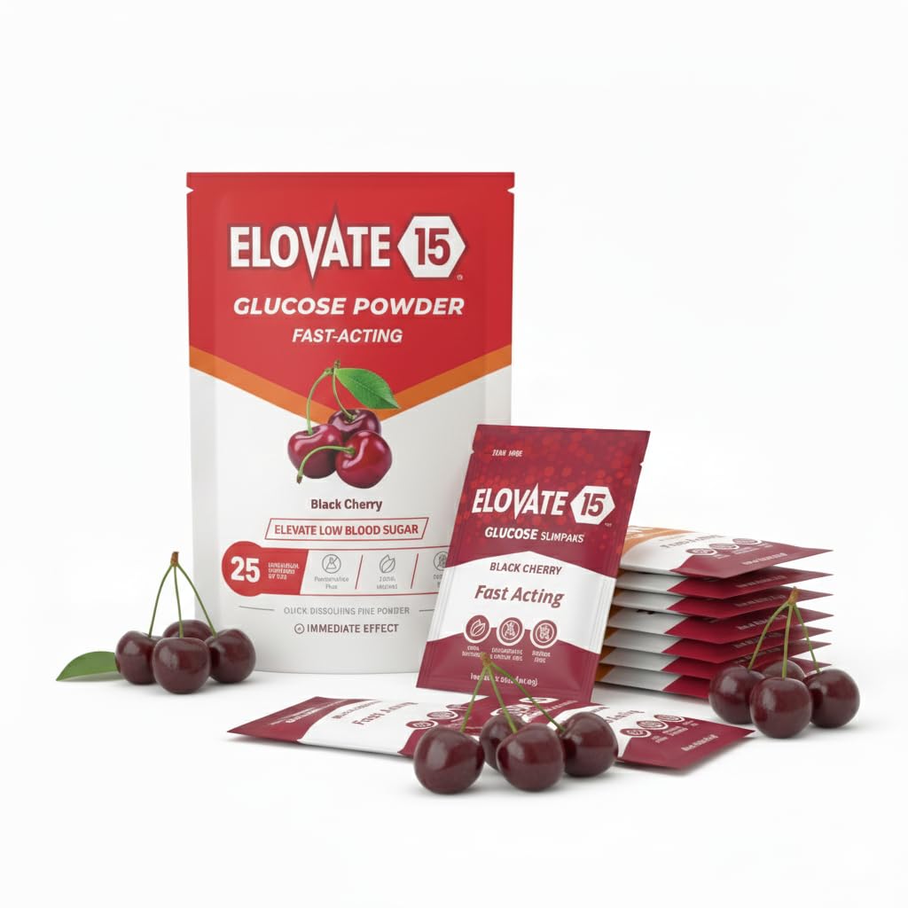 Elovate 15 paquete frontal mostrando sobres, conveniencia inmediata