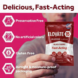 Textura del polvo Elovate 15 en primer plano, disolución instantánea y sabor agradable
