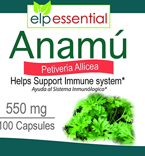 ELP ESSENTIAL cápsula abierta de Anamu, detalle de textura y calidad del extracto
