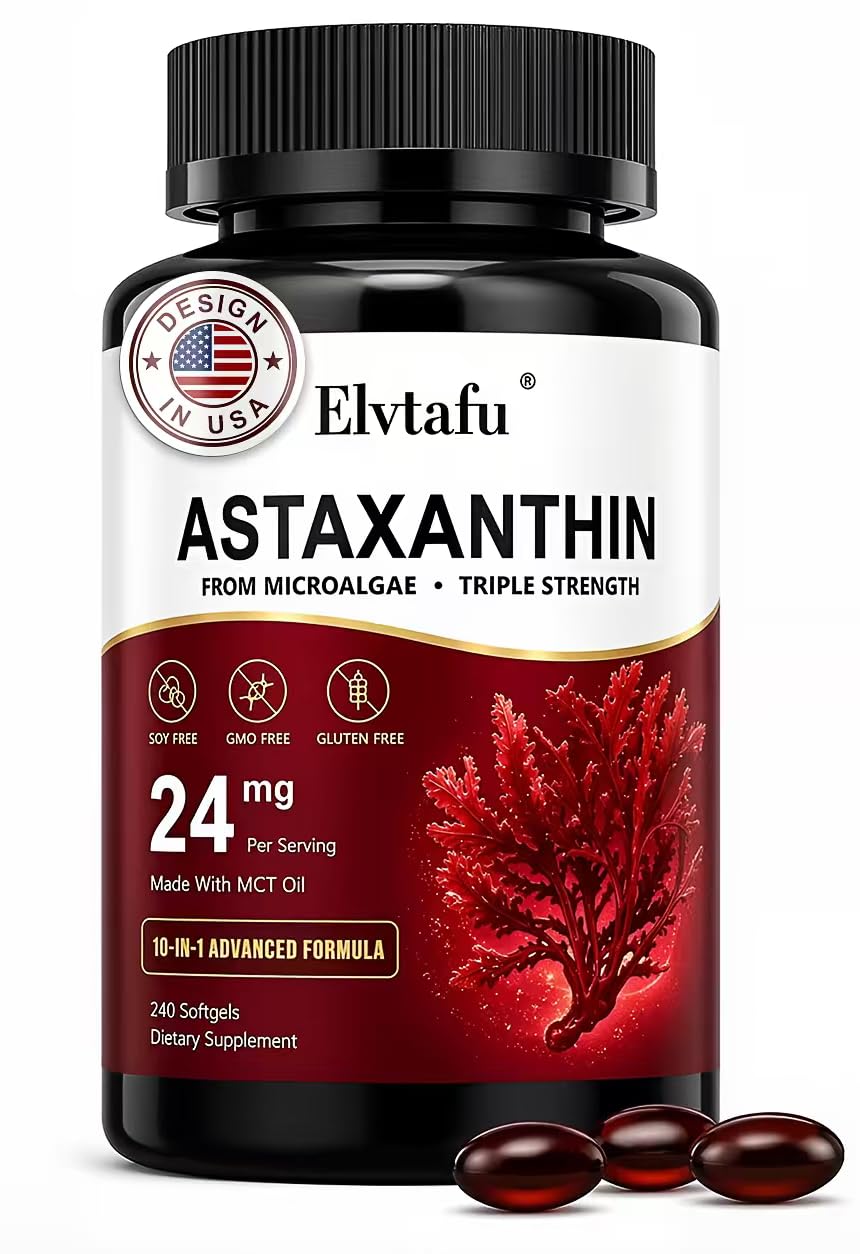 Elvtafu frente del envase mostrando 240 softgels y beneficios de suministro prolongado
