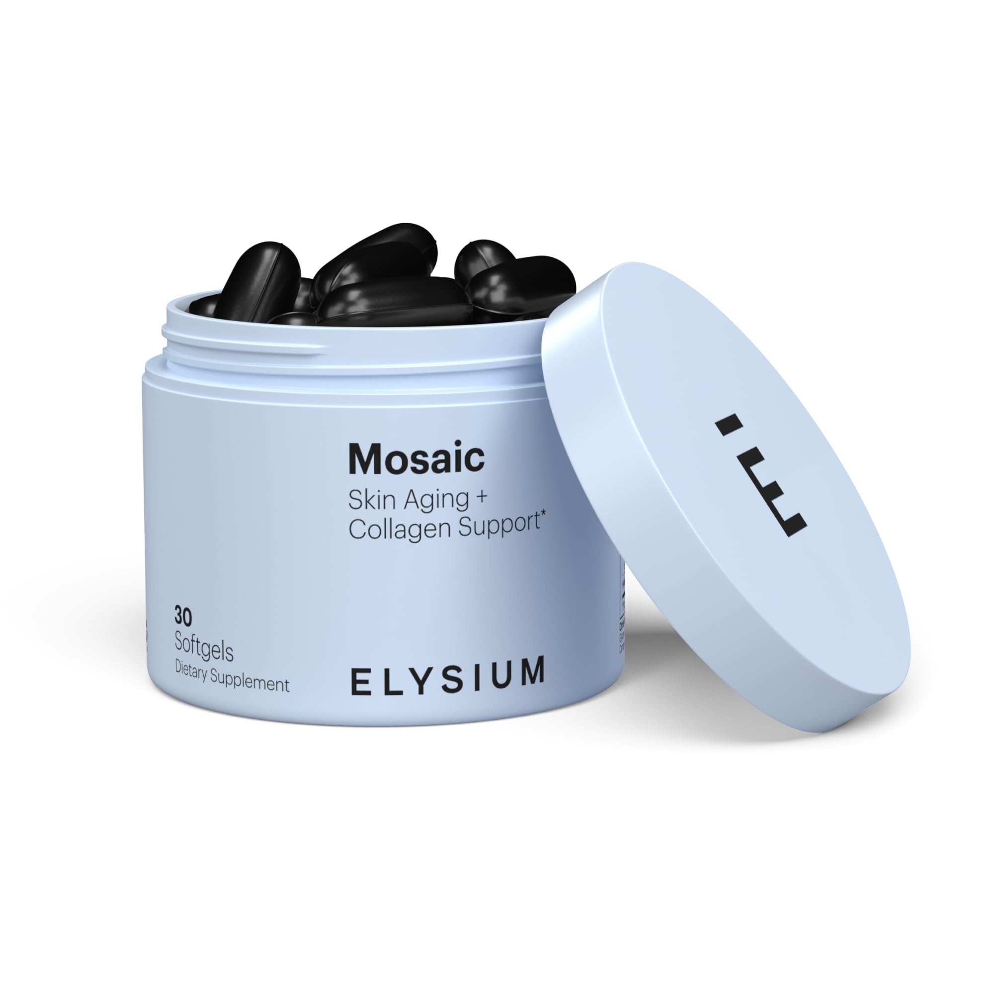ELYISUM Mosaic frente del pack mostrando diseño y beneficios visibles