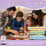 Elysx mezcla en vaso ilustrando combinación con bebidas infantiles