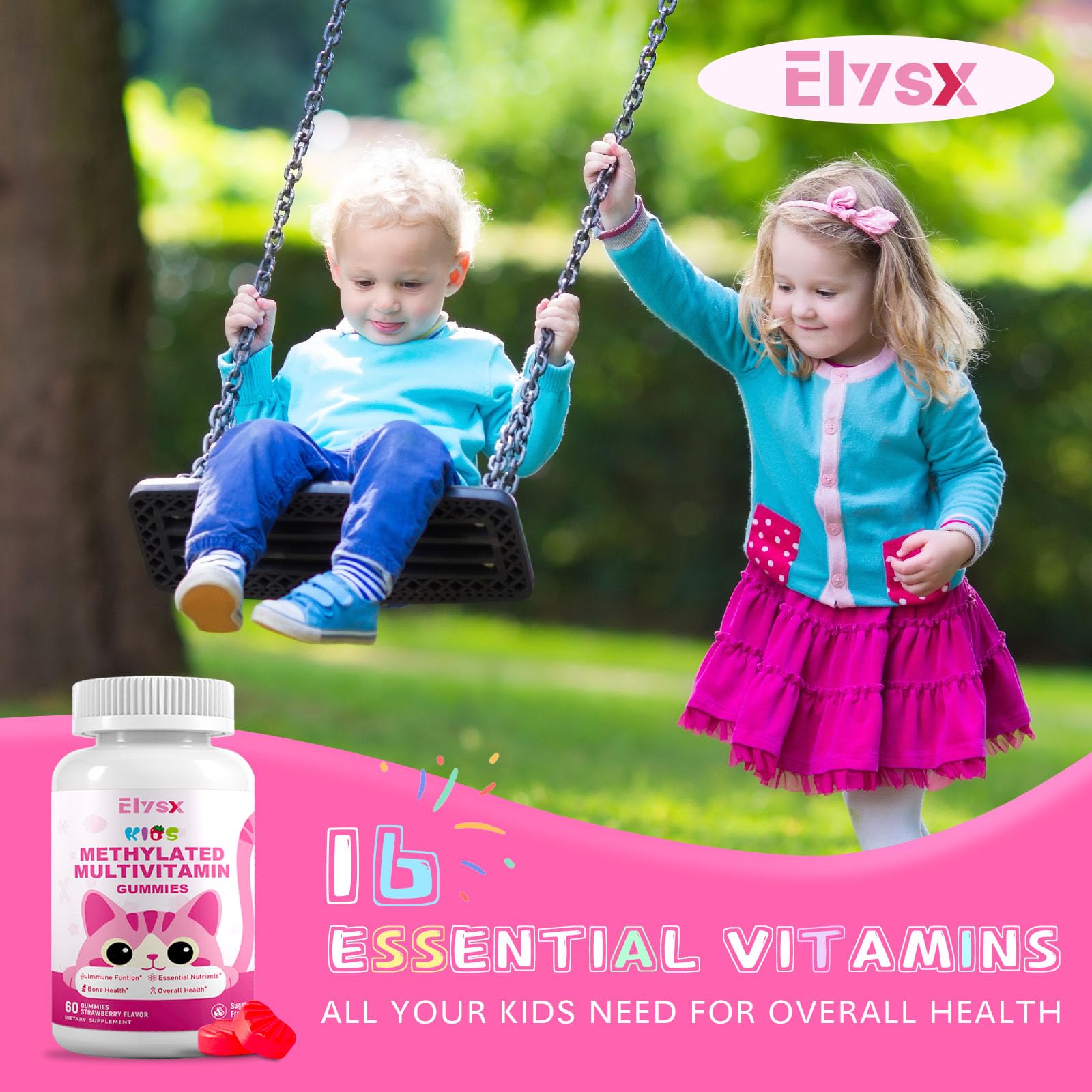 Elysx tablilla con DHA y magnesio destacando beneficios de absorción