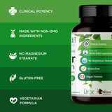 EMERALD LABS etiqueta con lista de ingredientes y transparencia en formulación