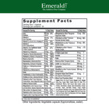 EMERALD LABS cápsula vegetal en primer plano destacando absorción mejorada