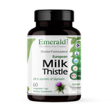 EMERALD LABS frasco delantero mostrando cápsulas y beneficio hepático