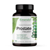 EMERALD LABS frasco frontal Prostate Health mostrando etiqueta y beneficios