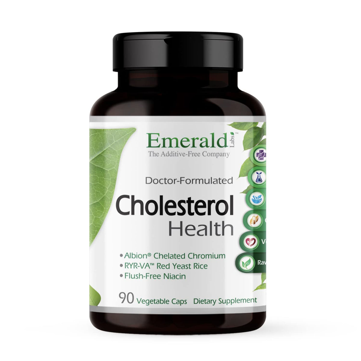 EMERALD LABS frente del empaque mostrando nombre y beneficio cardiovascular