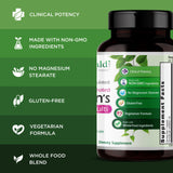 EMERALD LABS etiqueta con lista de ingredientes visibles para transparencia
