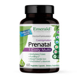 EMERALD LABS envase frontal del Prenatal 1-Daily Multi mostrando etiqueta clara y confianza