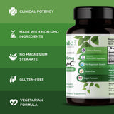 EMERALD LABS etiqueta nutricional PureWay-C, muestra información clara y completa