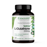 EMERALD LABS frasco frontal mostrando 30 cápsulas, beneficio claridad en etiqueta