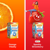 Emergen-C etiqueta de ingredientes mostrando vitaminas y minerales