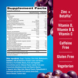 Emergen-C detalle de elderberry natural indicando ingredientes botánicos