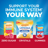 Emergen-C etiqueta nutricional destacando vitaminas y minerales
