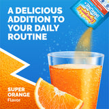 Emergen-C etiqueta nutricional destacando vitaminas C, D y minerales beneficiosos