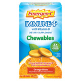 Emergen-C masticables frente mostrando etiqueta y beneficio portable