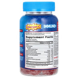 Emergen-C frasco junto a regla para comparar tamaño y porciones