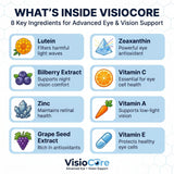 Empower Health Labs persona tomando VisioCore apoyando la rutina diaria ocular