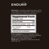 Endurance Products comparación de tamaño de ENDUR PepZinGI junto a un monedero para escala