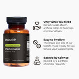 Endurance Products una tableta aislada sobre fondo blanco mostrando forma y pureza