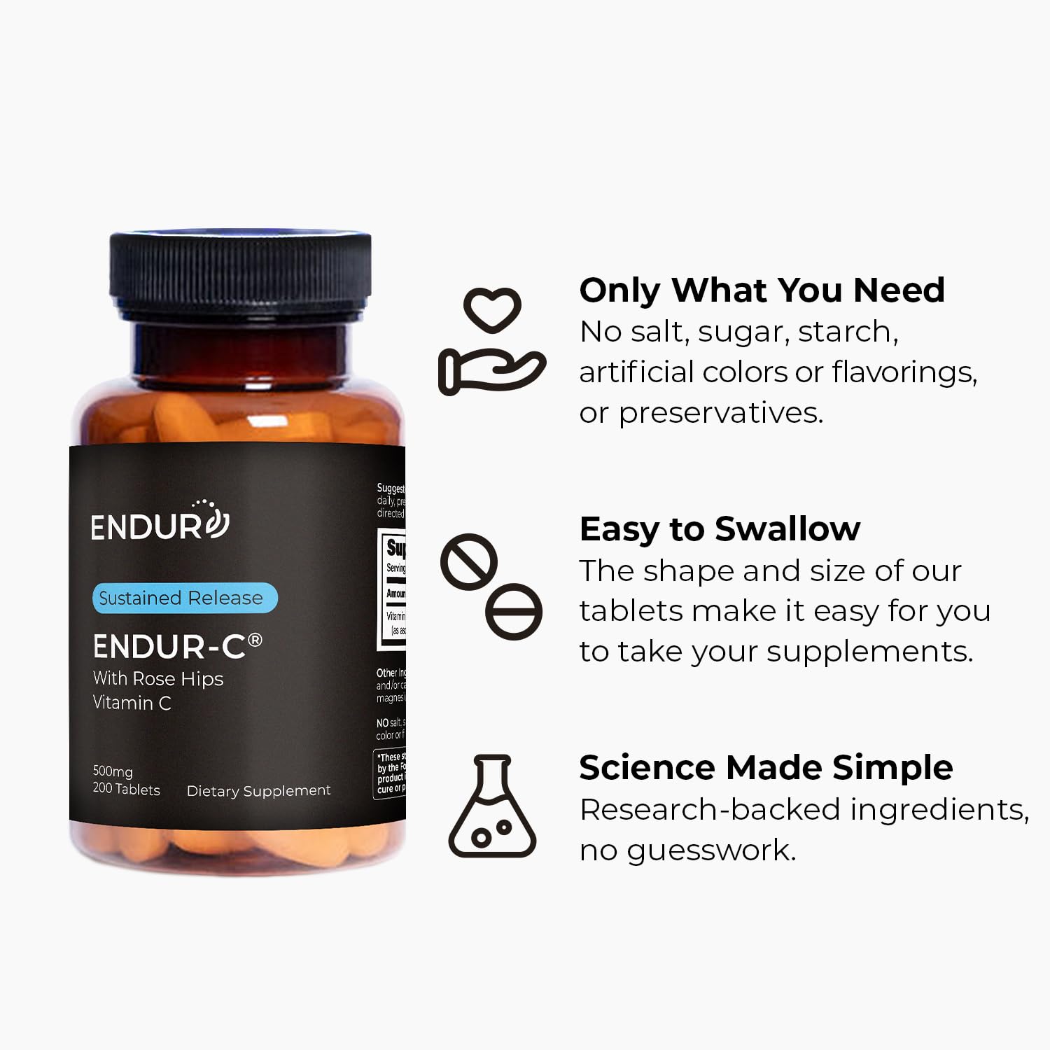Endurance ENDUR-C etiqueta nutricional con información clara