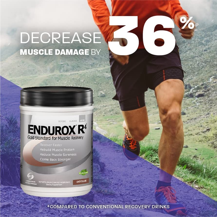 Endurox R4 junto a una botella para comparar tamaño, Endurox R4 portátil y práctico