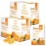 Ener-C presentación frontal del empaque mostrando 60 sobres y beneficio refrescante