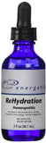 Envase frontal de ReHydration Energetix mostrando diseño y tamaño práctico