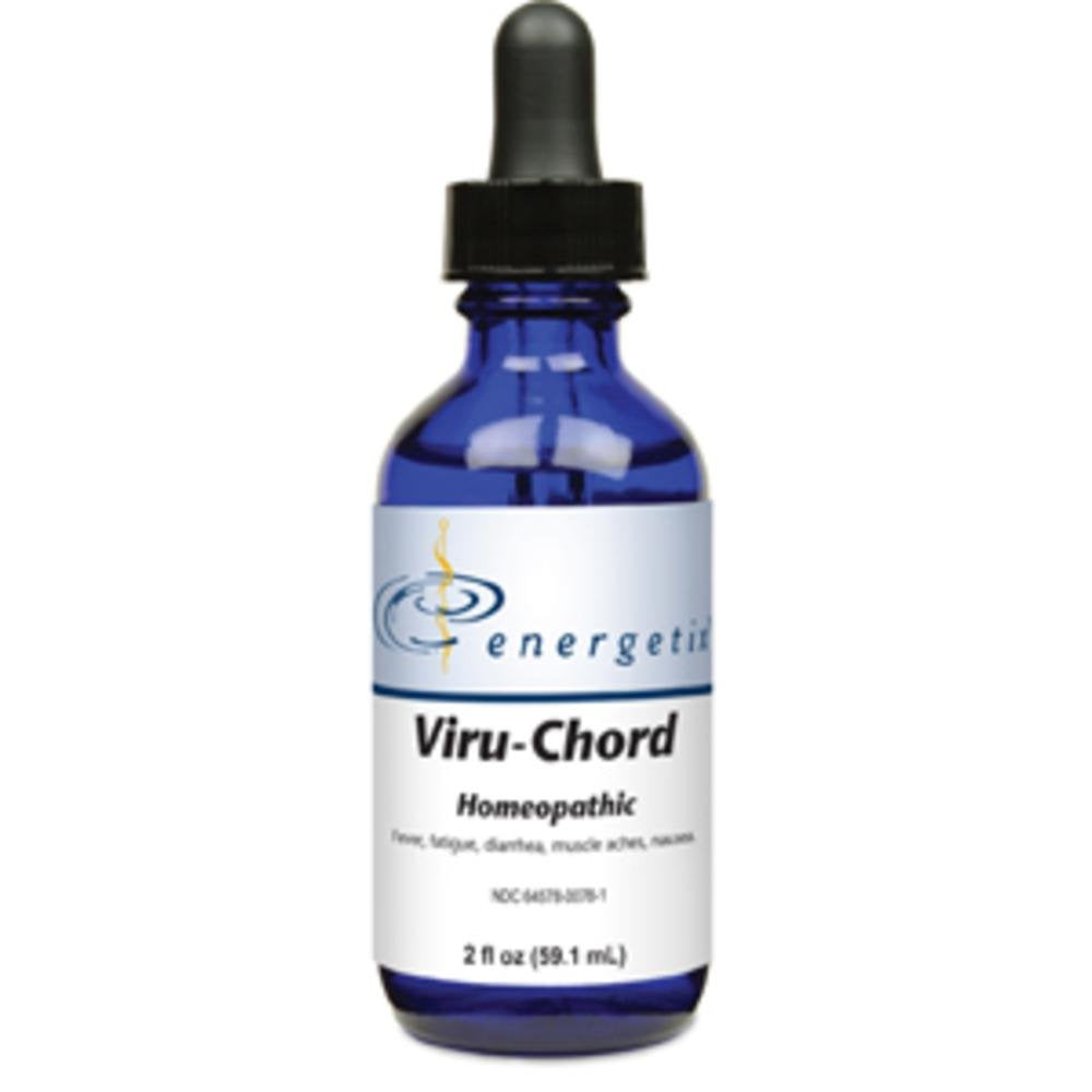 Energetix Viru-Chord frasco frente, envase portátil y etiquetado claro
