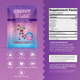 Energy Rocks consumiéndose mientras estudias para un impulso concentrado