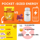 Energy Rocks Pineapple Mango close-up sabor frutal y efecto rápido