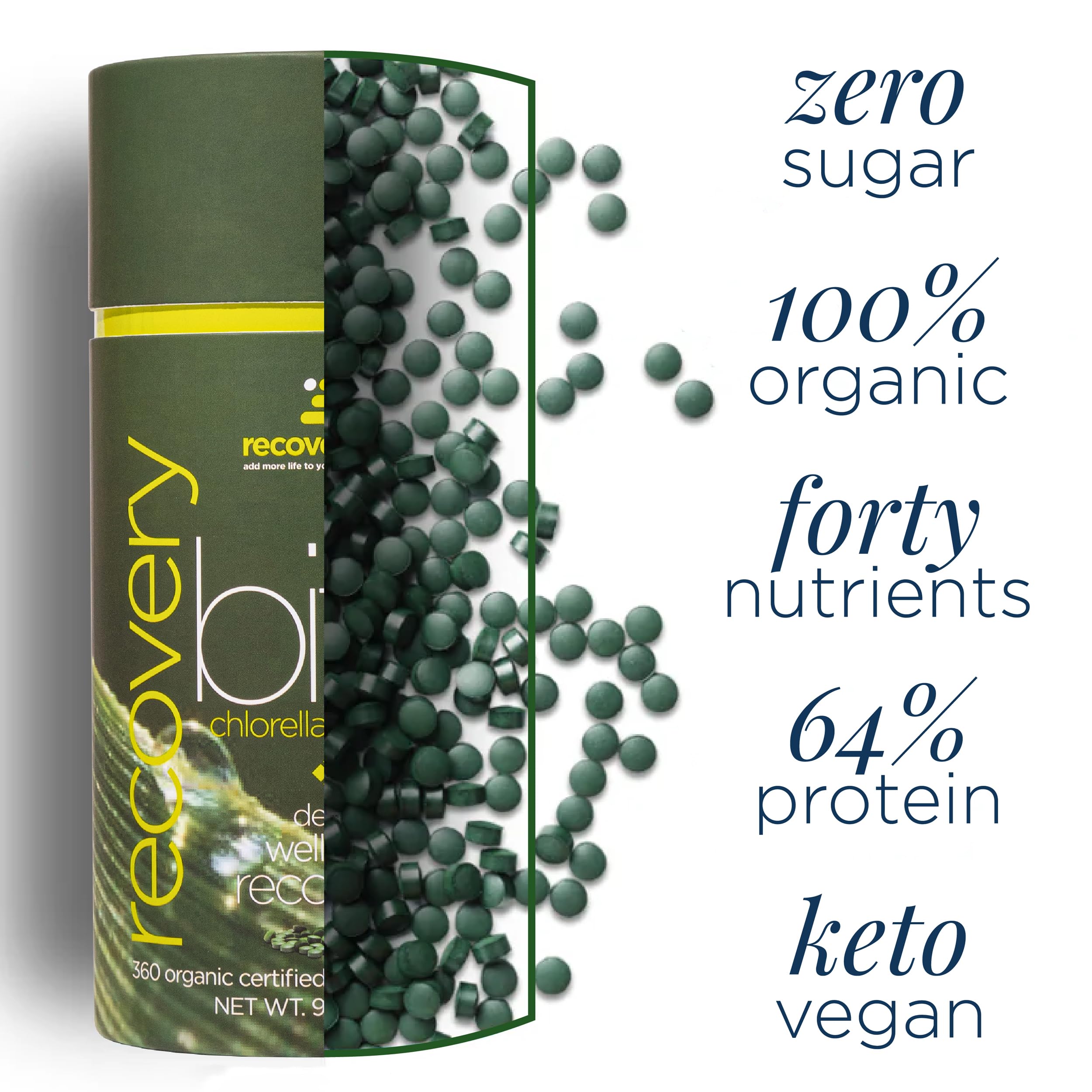 ENERGYBITS RECOVERYbits etiqueta nutricional, transparencia en ingredientes clave