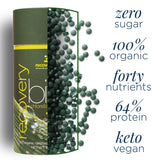 ENERGYBITS RECOVERYbits etiqueta nutricional, transparencia en ingredientes clave