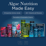 ENERGYBITS etiqueta nutricional de VITALITYbits con información clara y completa