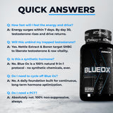 Enhanced Blue Ox en ambiente lifestyle mostrando energía y vitalidad masculina