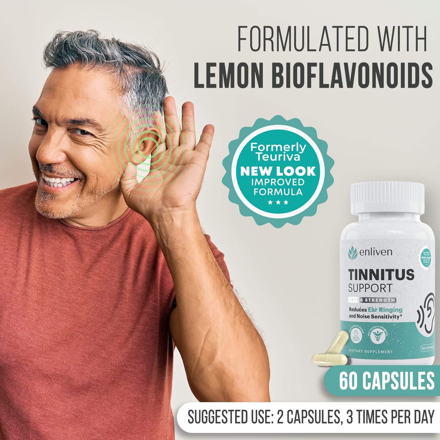 enliven ingredientes resaltados flavonoides B12 inositol para apoyo