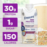 Ensure Max Protein pack de 12 botellas listo para consumir y fácil almacenamiento