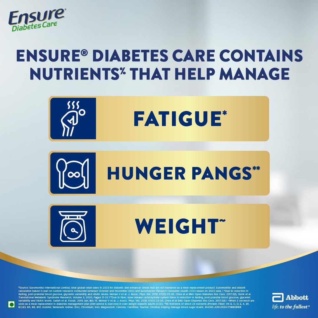 PGM DISTRIBUTORS Ensure Diabetes Care bebida preparada en vaso para consumo cómodo