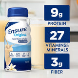 Ensure etiqueta nutricional detallada con 27 vitaminas visible