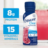 Ensure líquido translúcido mostrando textura ligera y apta para dietas claras