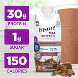 Ensure Max Protein detalle de etiqueta con vitaminas y minerales beneficiosos