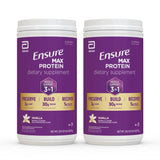 Ensure envase frontal que muestra proteína y beneficios visibles