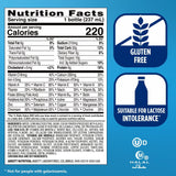 Etiqueta nutricional Ensure con 9 g proteína y 27 vitaminas visible y clara