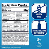 Ensure Plus junto a fruta para comparar tamaño y porción práctica