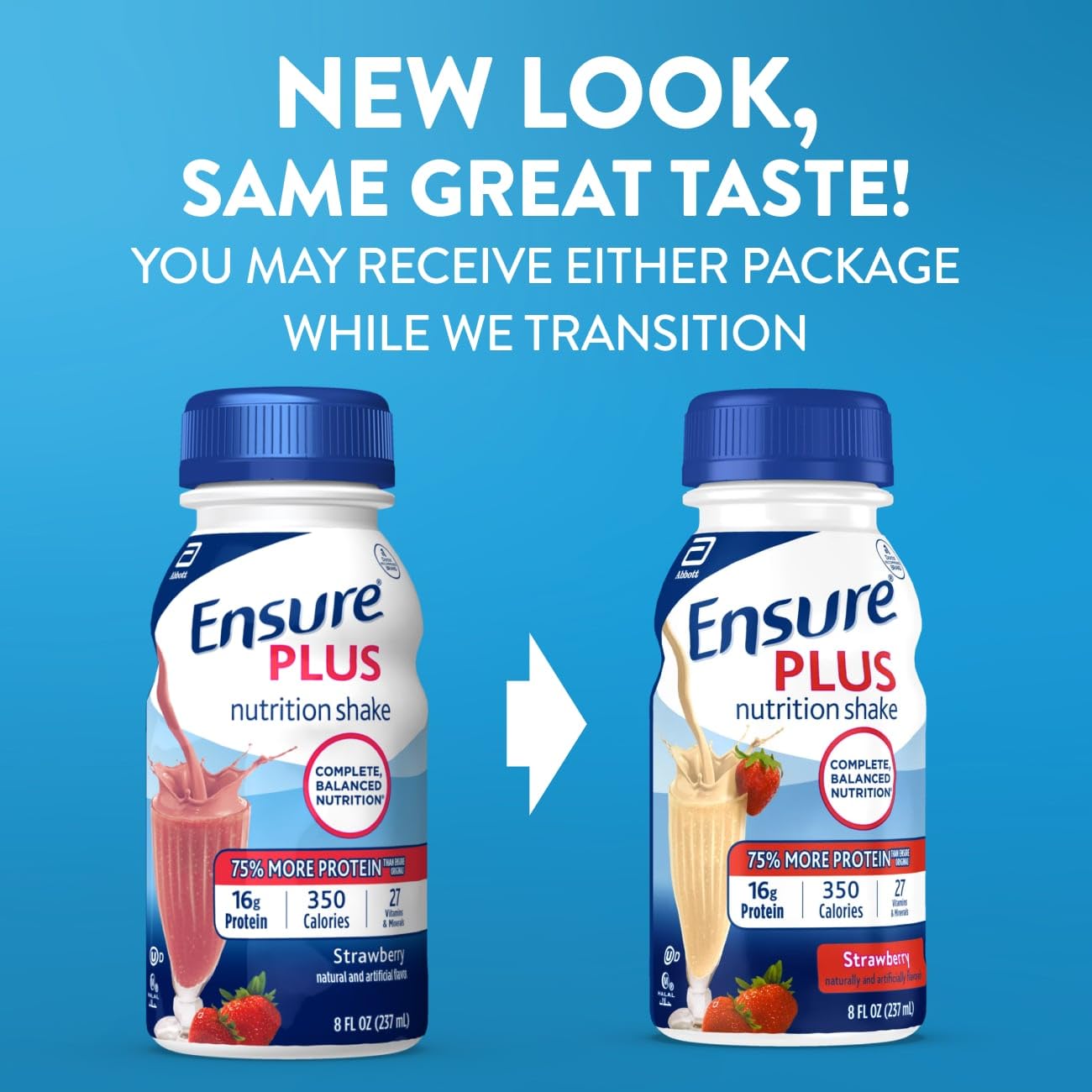 Ensure Plus fresa vista lateral del embalaje para almacenamiento fácil