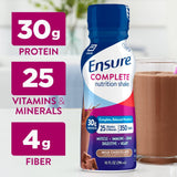 Ensure batido chocolate textura y color cremoso, aspecto apetecible
