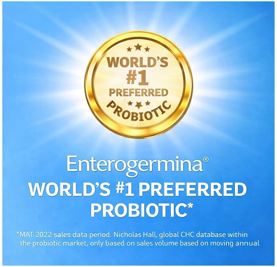 EnterogerminaKids etiqueta con información visible sobre ingredientes y advertencias