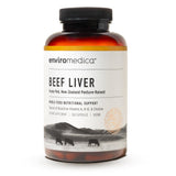 Enviromedica envase frontal con cápsulas, calidad grass fed y conveniencia