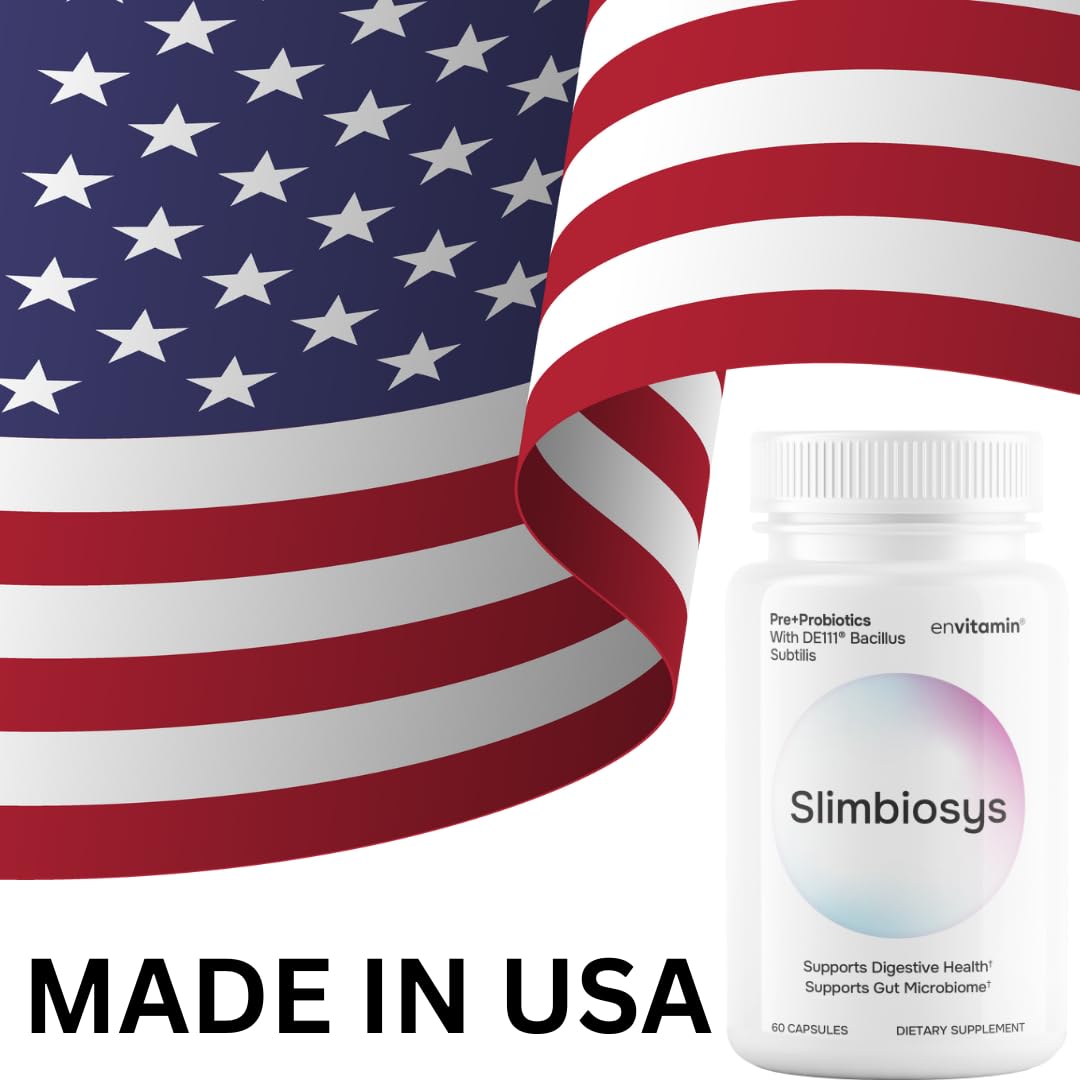 envitamin Slimbiosys Ultra comparación de tamaño con monedas para referencia visual